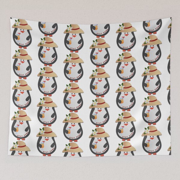 Item preview, 3d Penguin funny summer design  designed and sold by zrogti.