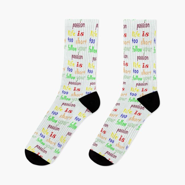 Item preview, life is too short- follow your passion designed and sold by omy-jozef.