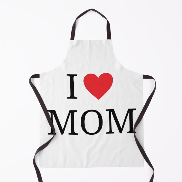 Apron - Wife Mom Boss, Kitchen Apron with Three-section Pocket