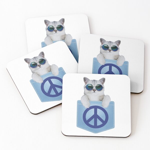 Item preview, Peace Pocket Kitty designed and sold by up4tee.