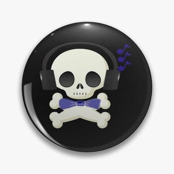 Item preview, Skull, music, DJ headphones, Halloween, fashion, trendy, cool, original gift, designed and sold by Fringuesdemomes.