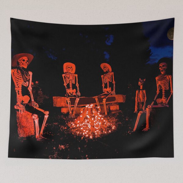Item preview, Halloween Skeletons Under the Moon designed and sold by Shelly Gunderson.