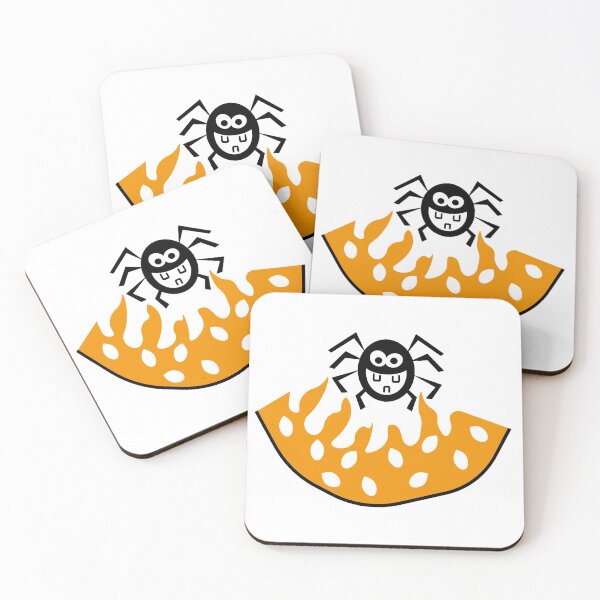Item preview, Funny Spider and Pumpkin Halloween designed and sold by Tanja Dianova.