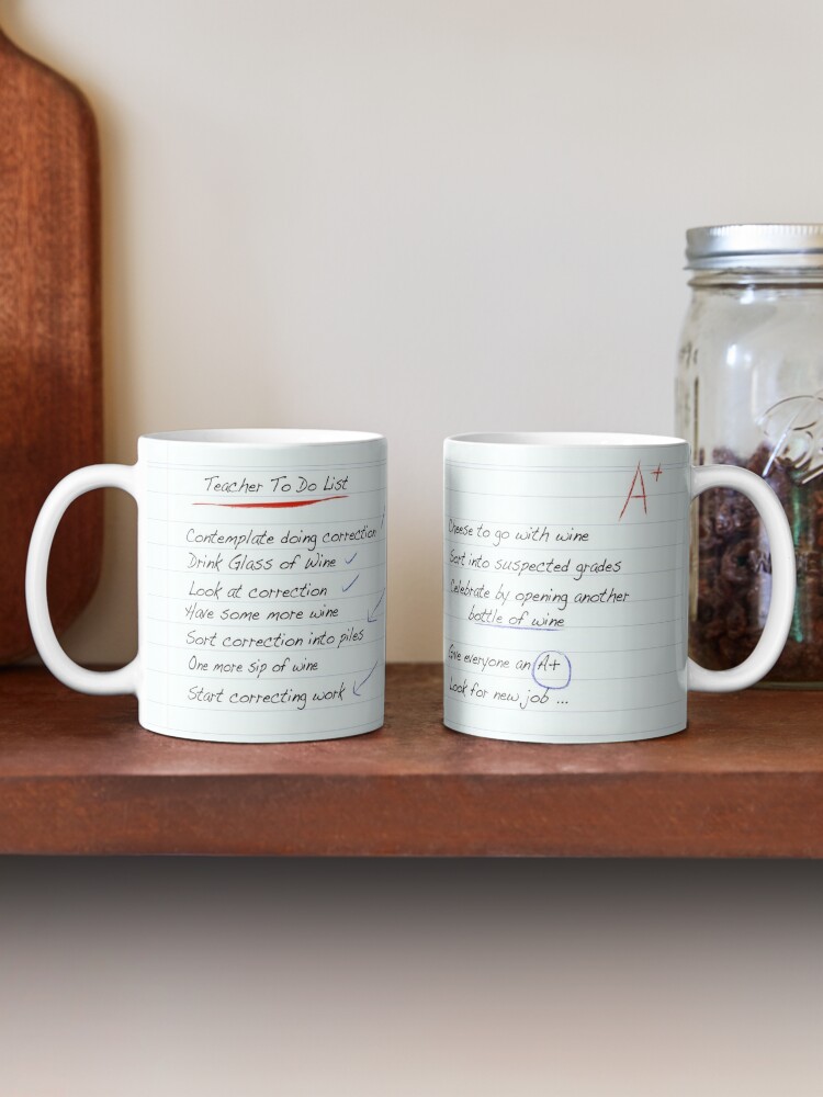 To Do List Glass Mug