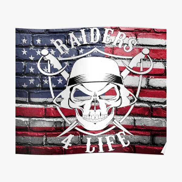 Raiders Shield Skull and Swords - Football / NFL / Pirate Theme