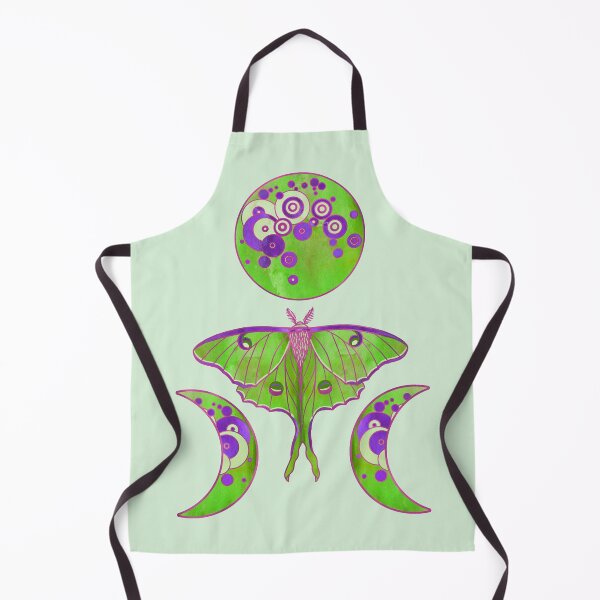 Item preview, Luna Moth y Triple Moon - Verde y Violeta designed and sold by Olooriel.