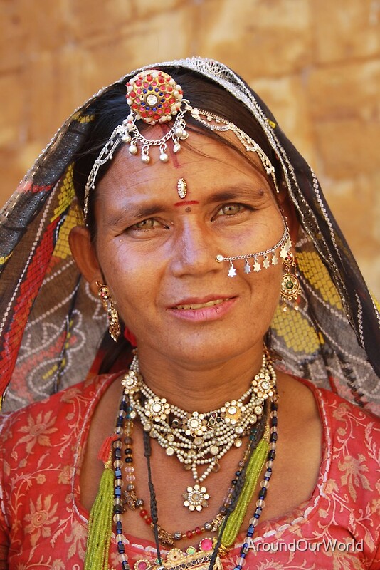 "Rajasthani Beauty" by AroundOurWorld | Redbubble