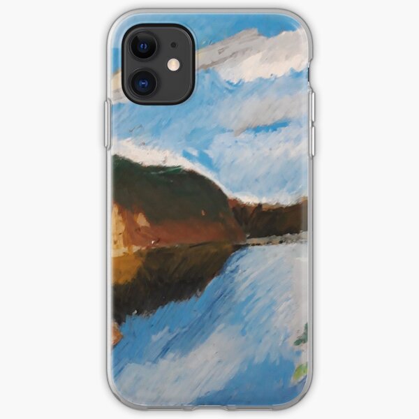 Lake and forest iPhone Soft Case