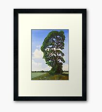 Landscape with Tree Framed Print