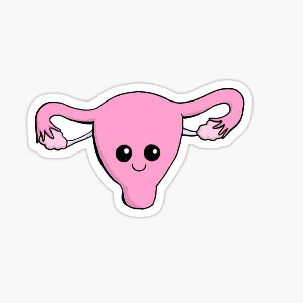 Cute Happy Uterus Sticker
