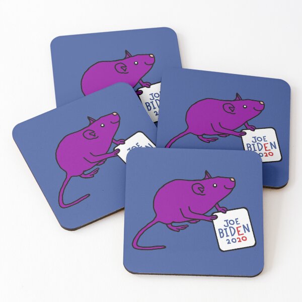 Item preview, Cute Rat with Joe Biden 2020 Sign designed and sold by ellenhenry.