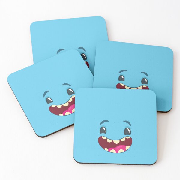 Item preview, Cute Funny Blue Monster (smiling face) designed and sold by munizz.
