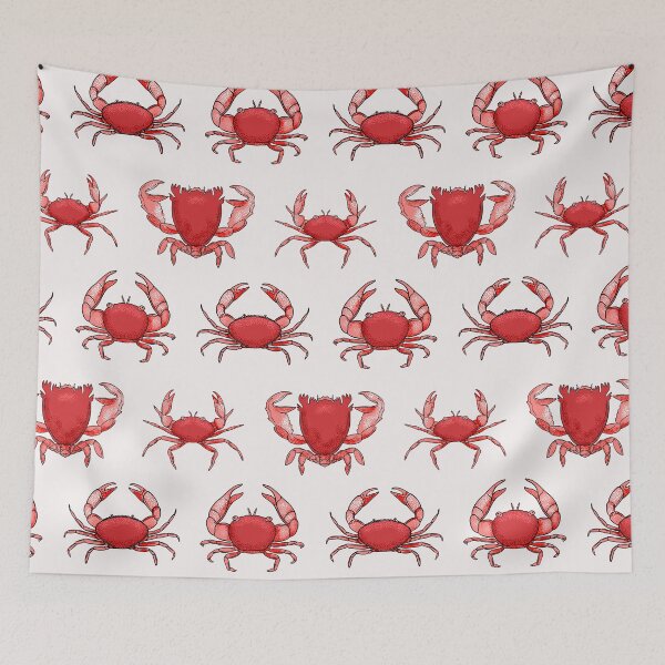 Item preview, Red crab vacay designed and sold by Milatoo.