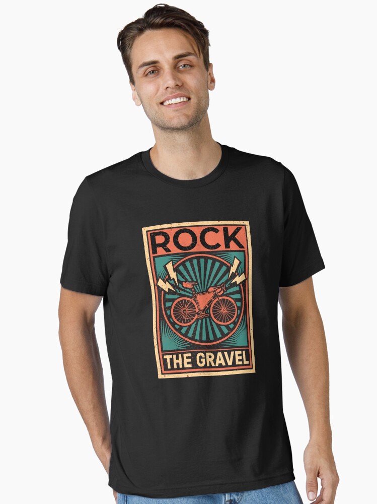 Thumbnail 1 of 7, Essential T-Shirt, Rock the Gravel | Cycling Bicycle Lover Bikepacking Gift designed and sold by SimplyTwo.