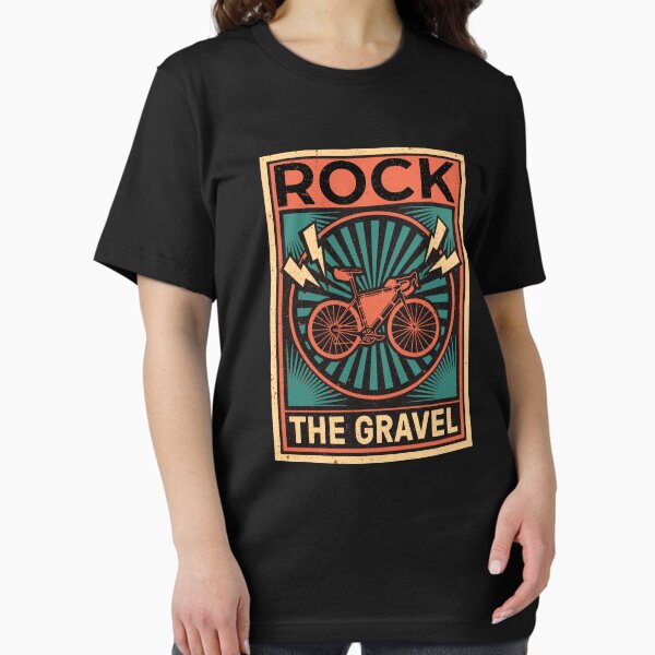 Item preview, Rock the Gravel | Cycling Bicycle Lover Bikepacking Gift designed and sold by TheReallyNiceStuff.