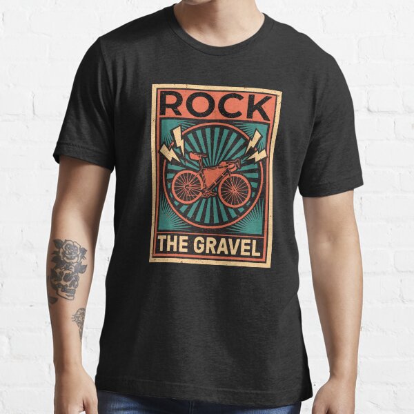 Item preview, Rock the Gravel | Cycling Bicycle Lover Bikepacking Gift designed and sold by TheReallyNiceStuff.