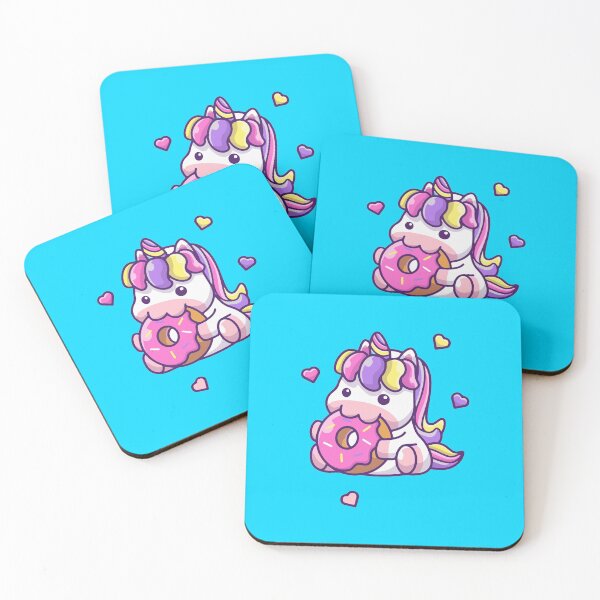 Item preview, Cute Unicor Eating Donuts designed and sold by Gha20.
