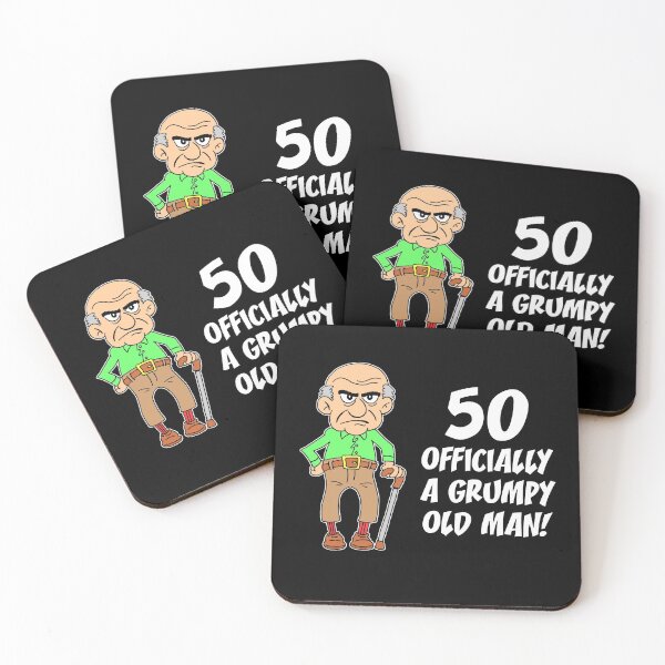 Item preview, 50 Officially Grumpy Old Man 50th Birthday designed and sold by jaycartoonist.