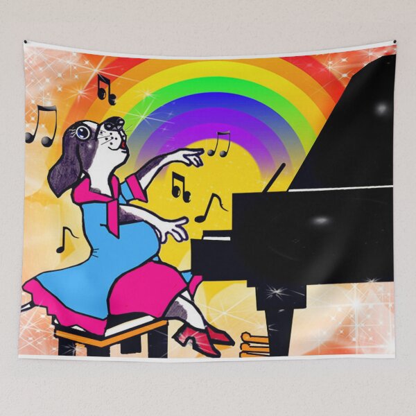 Item preview, Animal ( dog ) : Playing piano  designed and sold by Shirley cute art .