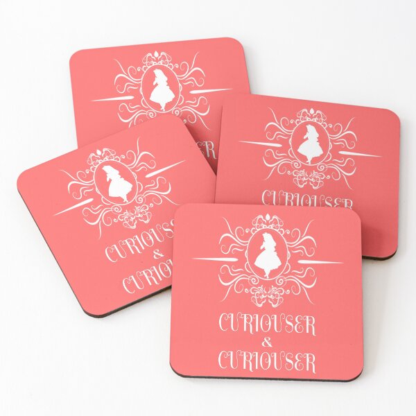 Item preview,  Alice Curiouser and Curiouser Rabbit Mad Hatter Tea Party Fans Vintage Literary Gifts designed and sold by TopTeeShop.