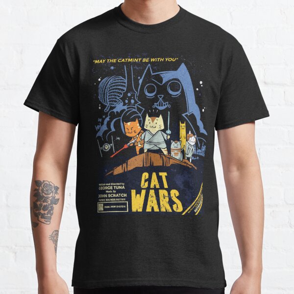 Parodie drôle de Cat Wars T-shirt classique