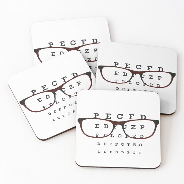 Item preview, Funny Glasses with Eye Test Chart designed and sold by Tom Carpenter.