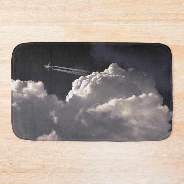 Item preview, Airplane In Sky With Plane Trails designed and sold by studio838.