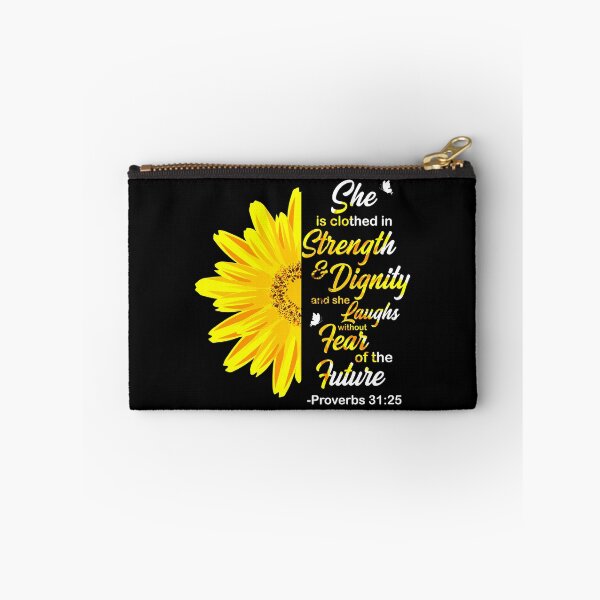 Item preview, She Is Clothed In Strength Bible Gift designed and sold by DelightfulDude.