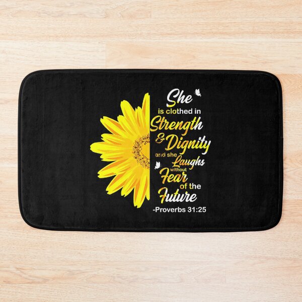 Item preview, She Is Clothed In Strength Bible Gift designed and sold by DelightfulDude.