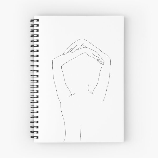 Item preview, Figure line drawing illustration - Sian designed and sold by TheColourStudy.