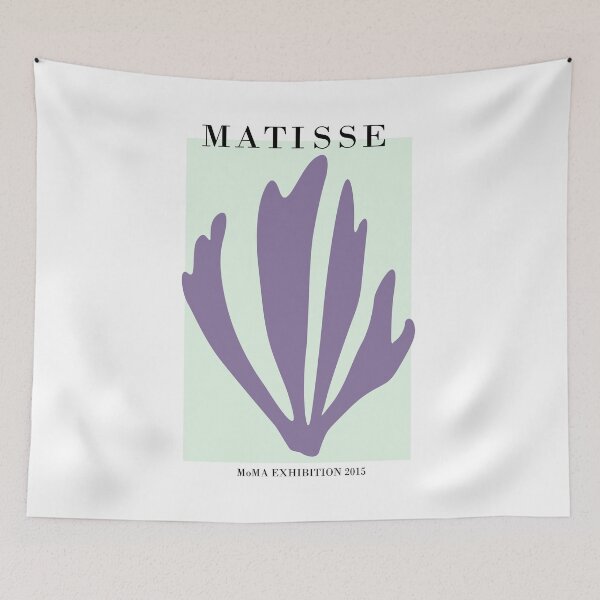 Item preview, Lavender matisse cut out art print modern art print inspired by Henri Matisse designed and sold by shreya ranjan.