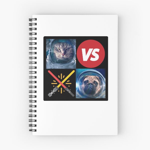 Item preview, Cat vs. Dog | Cat versus dog in space designed and sold by Designschmiede.