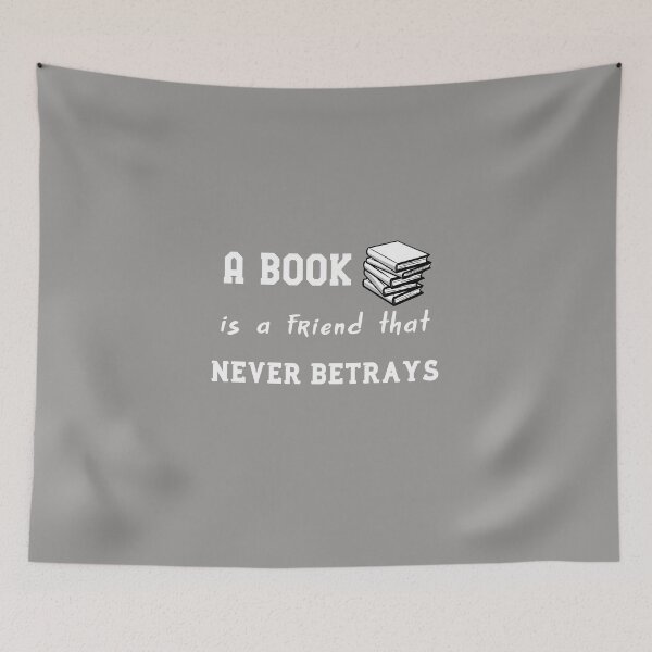 Item preview, A book is a friend that never betrays ,Mens Women Ladies Gift designed and sold by abdelhak2005.