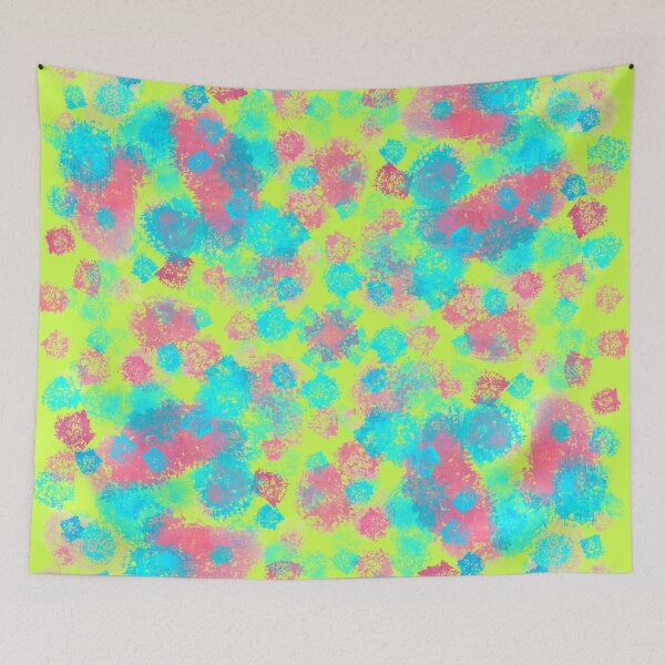 Item preview, Colourful Paintball Splatter Blue Red and Green  designed and sold by Niftjie.