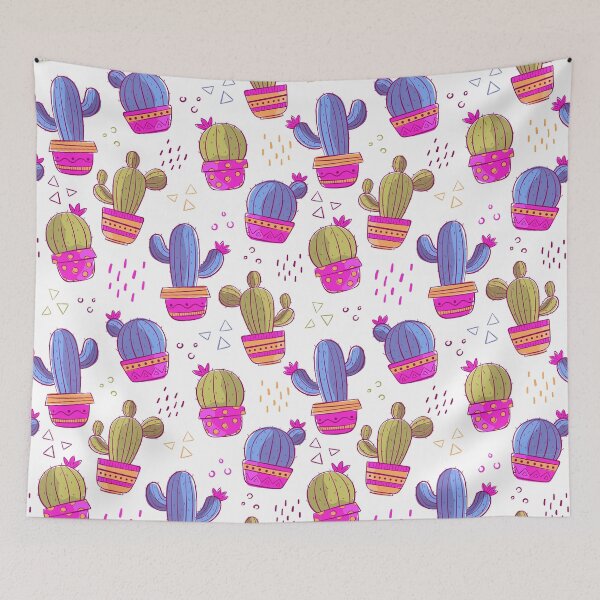 Item preview, Rose And Green Cactus Pattern Mask designed and sold by Marstore.