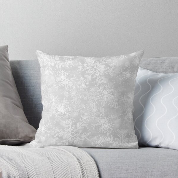 Item preview, Winter Silver Snowflakes Pattern designed and sold by Blue-Banana.