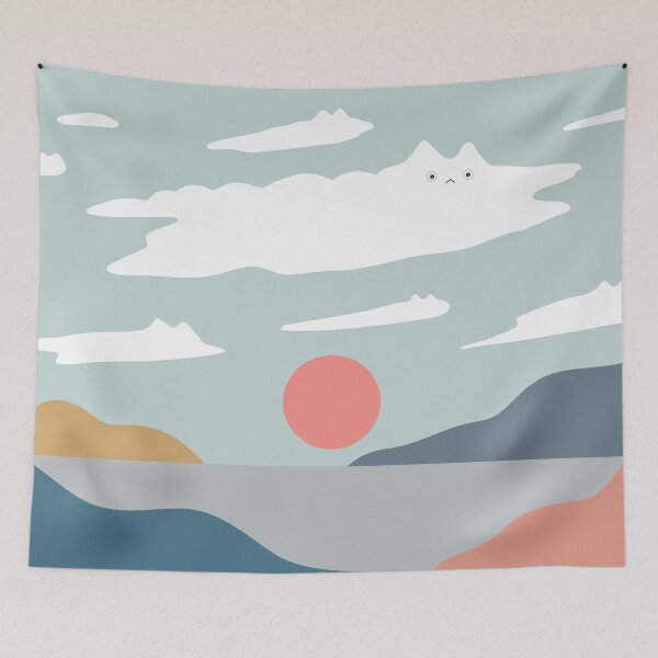Item preview, Cat Landscape 23 designed and sold by ilovedoodle.
