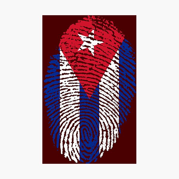 Item preview, Cuban fingerprint flag designed and sold by P-I-R.