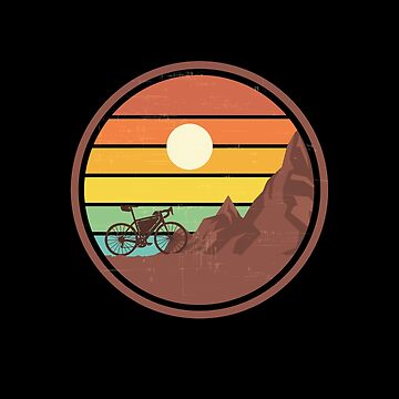 Artwork thumbnail, Vintage Bikepacking | Gravel Bike Cyclocross Lover Gift by TheReallyNiceStuff
