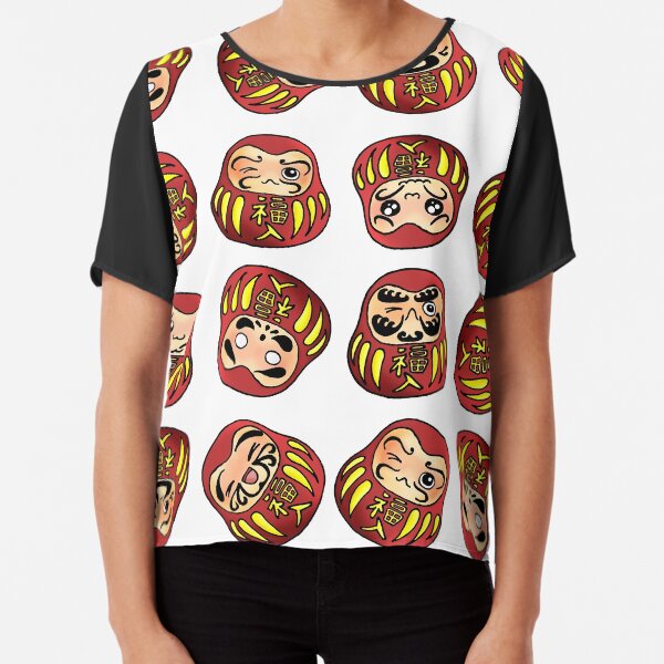 Pequeños muñecos daruma "kawaii" - Traen la Buena Suerte! Blusa