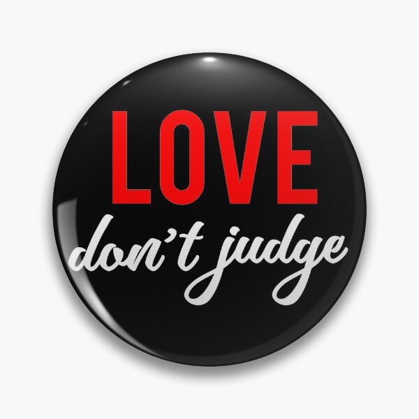 Item preview, LOVE, don't judge designed and sold by Beautifulsoul35.