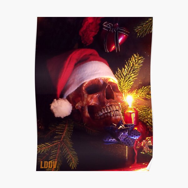 Crâne de Noël Poster