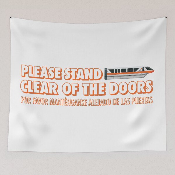 Item preview, (Orange) Please Stand Clear of the Doors designed and sold by yawnni.