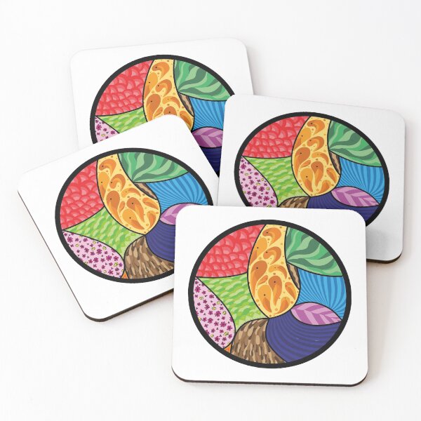 Item preview, Colorful zendala designed and sold by Lucarts.