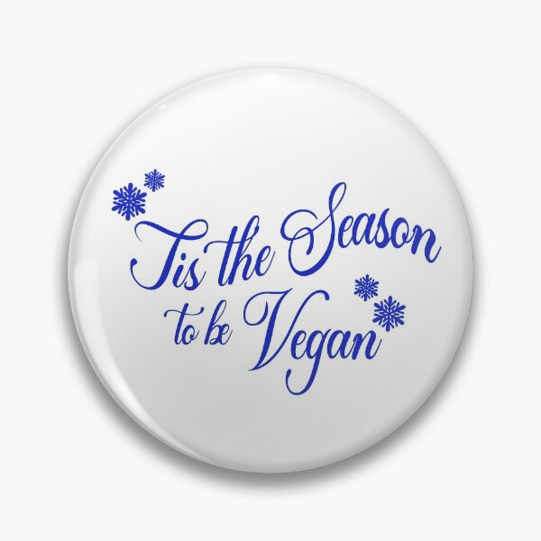 Item preview, Tis the Season to be Vegan - Blue designed and sold by ShopShoopaloopa.