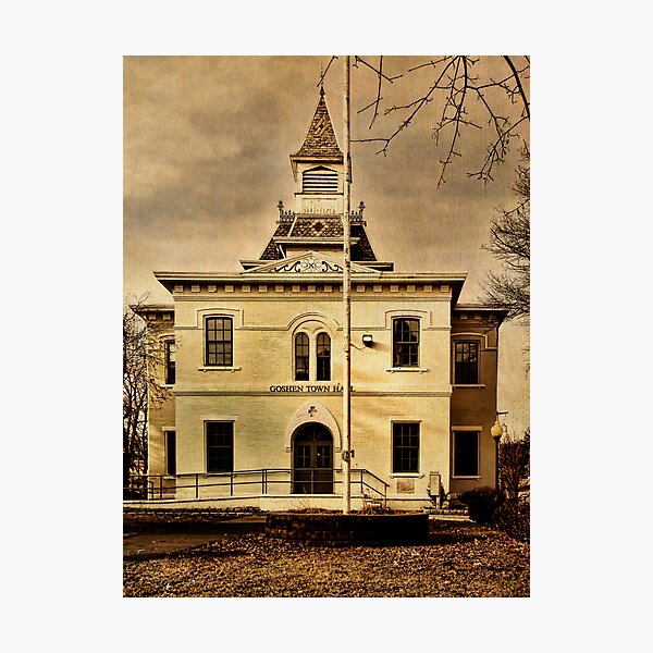 Noah Webster Taught Here Photographic Print