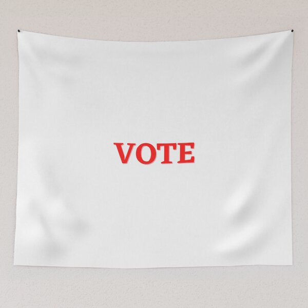 Item preview, Vote - Red designed and sold by MightyFineGoods.