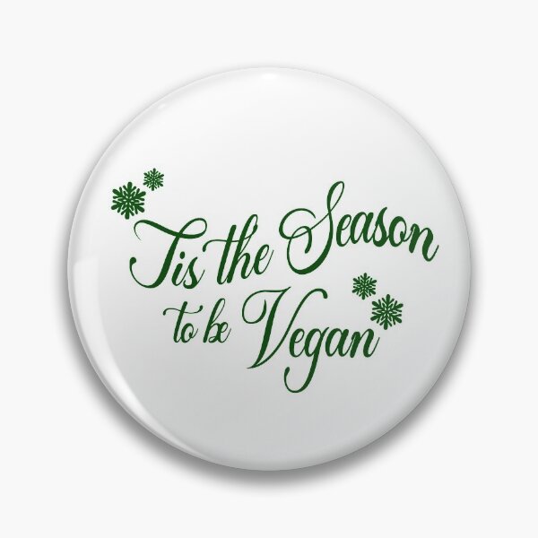 Item preview, Tis the Season to be Vegan - Dark Green designed and sold by ShopShoopaloopa.