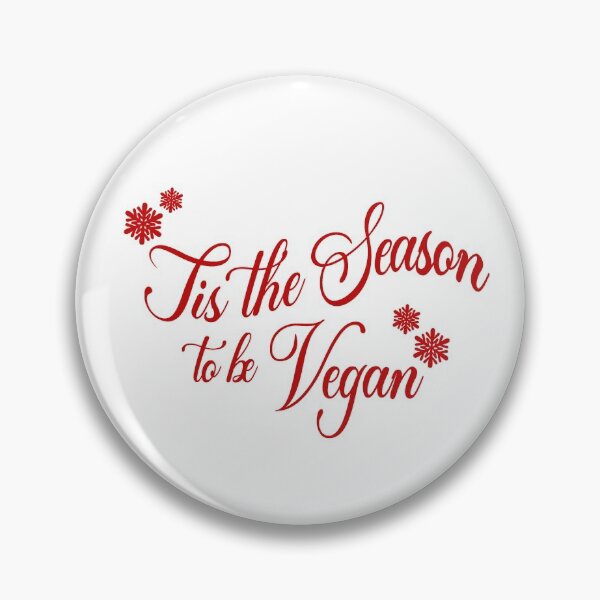 Item preview, Tis the Season to be Vegan - Red designed and sold by ShopShoopaloopa.
