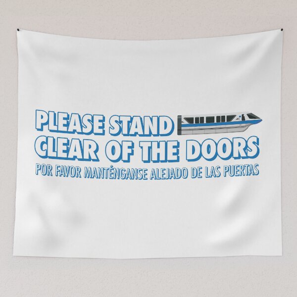 Item preview, (Blue) Please Stand Clear of the Doors designed and sold by yawnni.